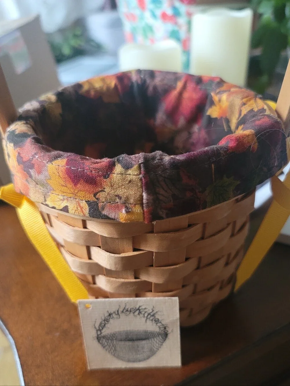 Wicker & Metal Letter/Pen Holder & File Holder & a Hand Woven Basket w/liner.
